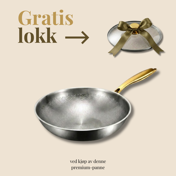 Titan Wokpanna med Platt Botten